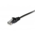 Equip 603051 tinklo kabelis Juoda 0,5 m Cat6a U/UTP (UTP) Equip 603051 tinklo kabelis Juoda 0,5 m Cat6a U/UTP (UTP)