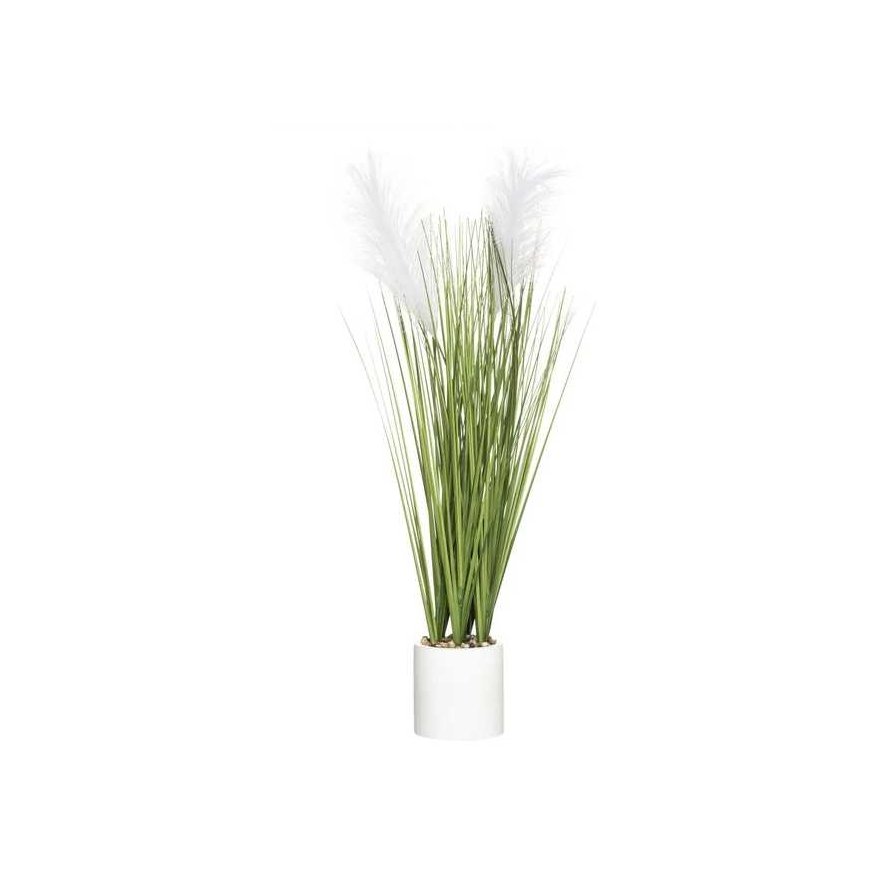 Atmosphera Artificial decorative grass in a cement pot, height 70 cm – 4