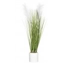 Atmosphera Artificial decorative grass in a cement pot, height 70 cm Atmosphera Artificial decorative grass in a cement pot, height 70 cm