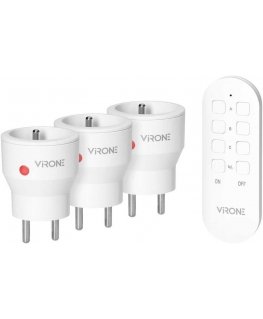 Orno Bevielių MINI socket set, controlled by a 3+1 remote, 2300W