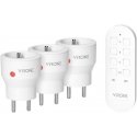 Orno Bevielių MINI socket set, controlled by a 3+1 remote, 2300W