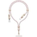 Dudao L20MAX 4in1 kabelis | Lanyard USB-A | USB-C | Lightning PD Q Dudao L20MAX 4in1 kabelis | Lanyard USB-A | USB-C | Lightning PD Q