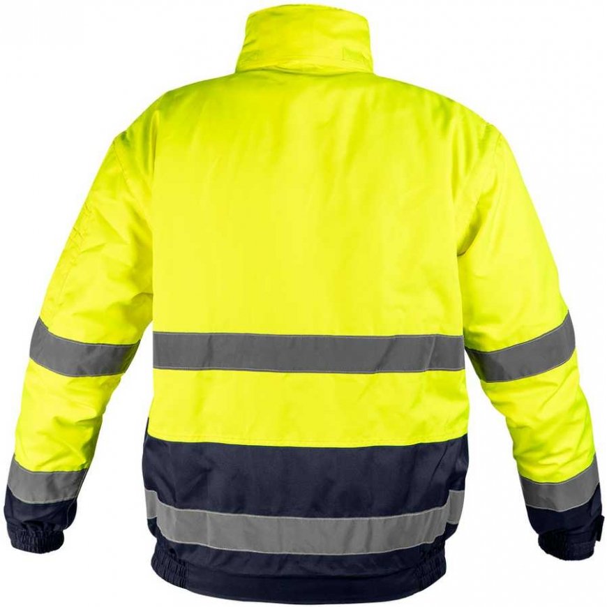 Neo Tools Work Jacket 3 in 1, insulated, yellow and dark blue, size M – 2