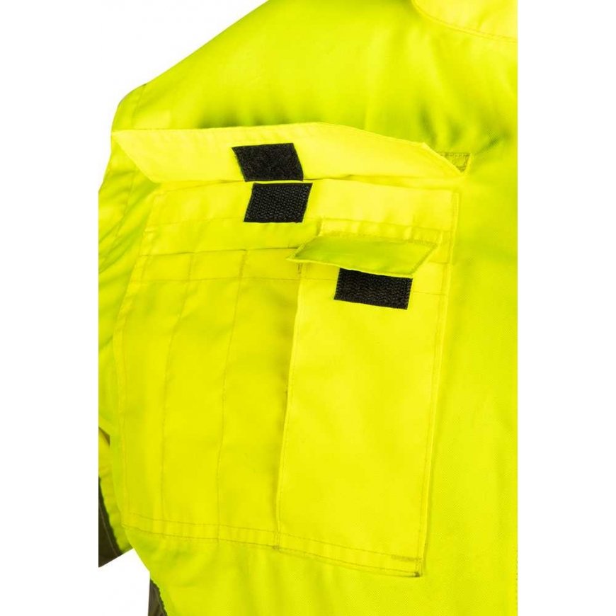 Neo Tools Work Jacket 3 in 1, insulated, yellow and dark blue, size M – 5