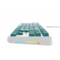 Havit KB901L (White and green) näppäimistö Pelaaminen USB QWERTY Vihreä, Valkoinen