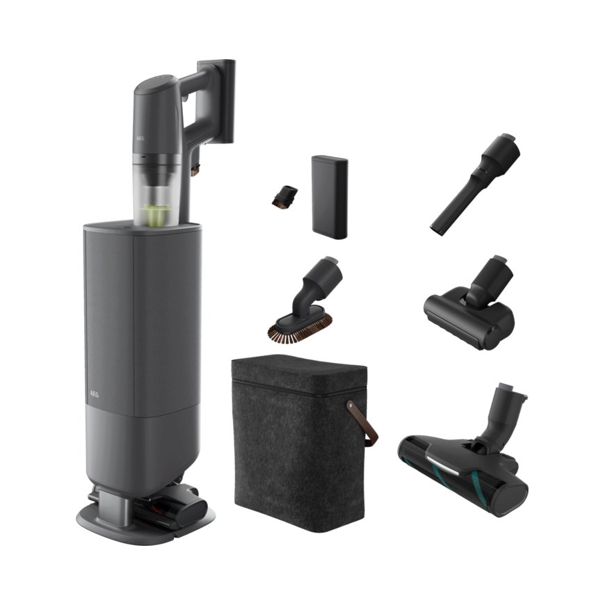 AEG AP83U25XNX rikkaimuri Harmaa Pussiton