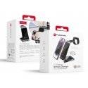 Forcell F-Energy 3in1 Simply Charge indukcijas lādētājs, alumīnijs, saderīgs ar Apple Watch un Samsung Watch, pelēks Forcell F-Energy 3in1 Simply Charge indukcijas lādētājs, alumīnijs, saderīgs ar Apple Watch un Samsung Watch, pelēks