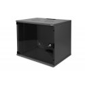 Digitus DN-19 09-U-S-SW püstik 9U Seinale monteeritav riiul Must Digitus DN-19 09-U-S-SW püstik 9U Seinale monteeritav riiul Must