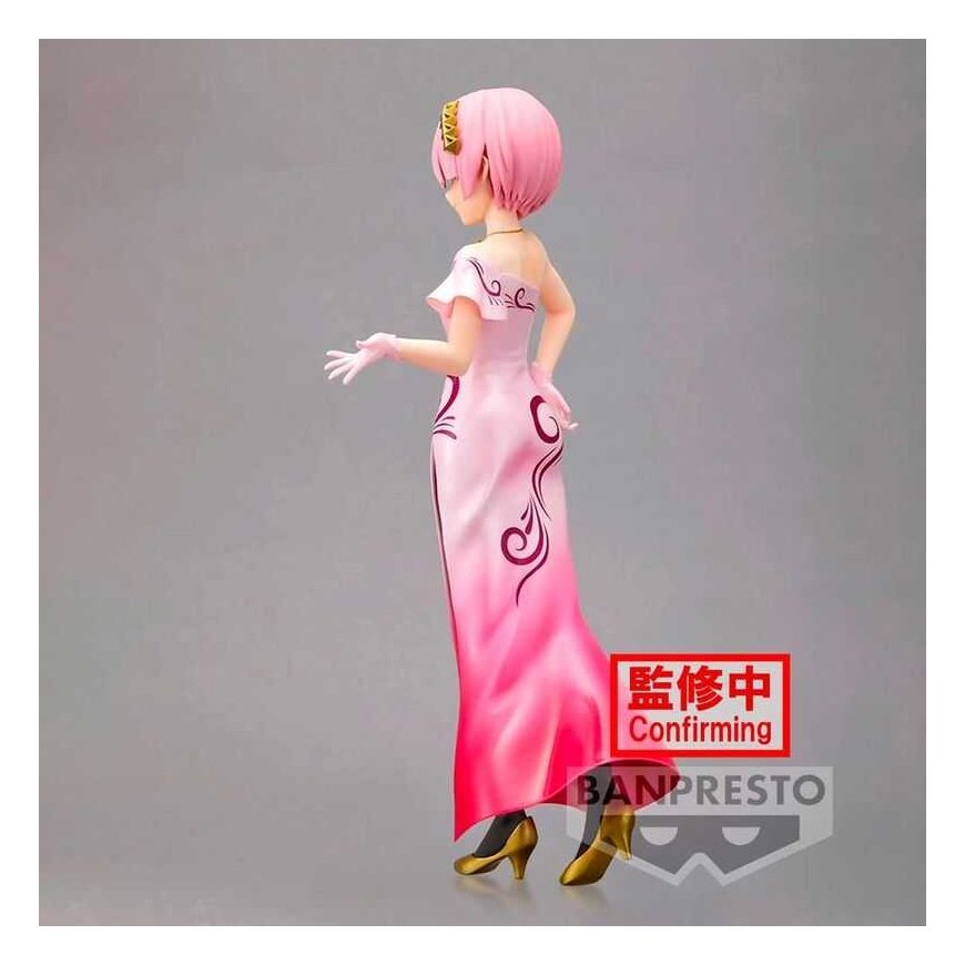Banpresto Re:Zero - Elämä toisessa maailmassa Glitter & Glamorous Ram -figuuri 23 cm – 3