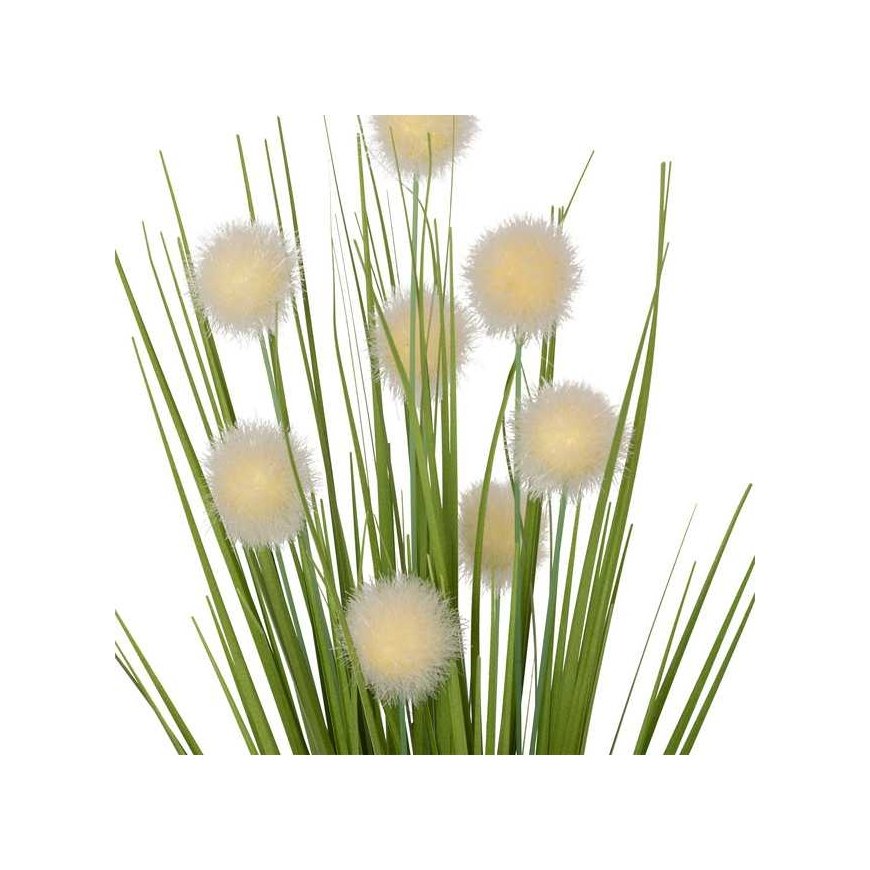 Atmosphera Artificial Grass LARI in Jute Pot, 41 cm