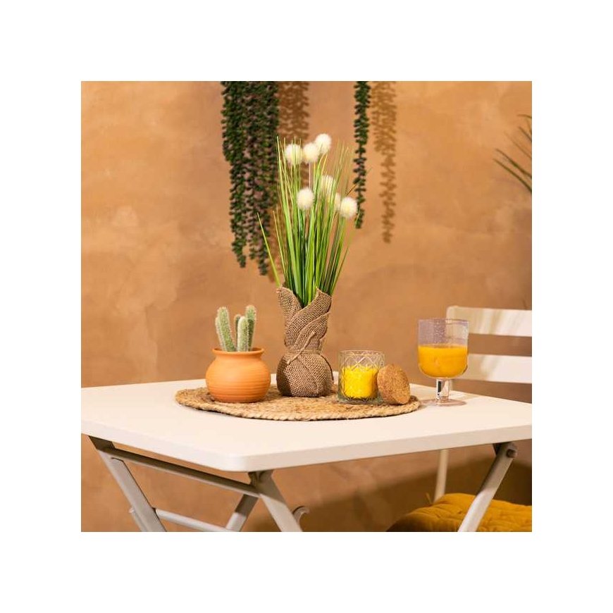 Atmosphera Artificial Grass LARI in Jute Pot, 41 cm – 4