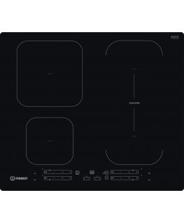 Indesit IB 65B60 NE Black Built-in 59 cm Zone induction hob 4 zone(s)