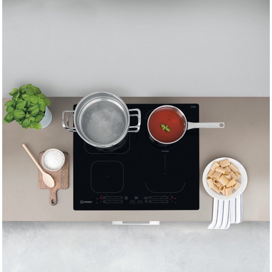 Indesit IB 65B60 NE Черный Встроенный 59 cm Плита с зонами индукции 4 зона(ы) – 5