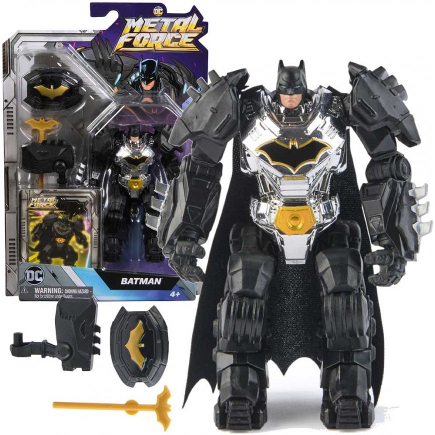 DC Comics Metal Force väike figuur Batman Batman Öö rüütel mänguasi 12 cm