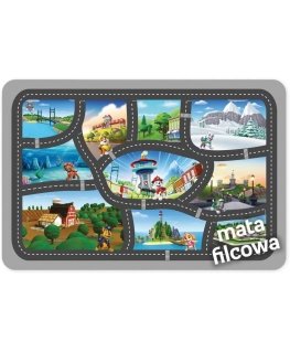 Nickelodeon Matot Huopamatto 75x112 cm - Paw Patrol Matkat
