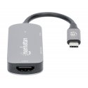 Manhattan 190299 knyginių kompiuterių dokas / jungčių replikatorius Vielinis USB 3.2 Gen 1 (3.1 Gen 