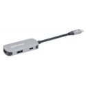 Manhattan 190299 sülearvuti dokk ja pordireplikaator Juhtmega ühendatud USB 3.2 Gen 1 (3.1 Gen 1) Ty Manhattan 190299 sülearvuti dokk ja pordireplikaator Juhtmega ühendatud USB 3.2 Gen 1 (3.1 Gen 1) Ty