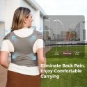 MOMCOZY BABY CARRIER, BROWN MOMCOZY BABY CARRIER, BROWN