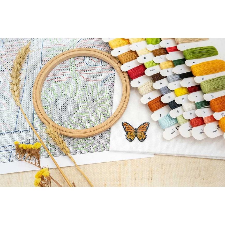 Letistitch Cross Stitch Kit "Autumn Farm" 27x35cm SLETIL9936 – 5