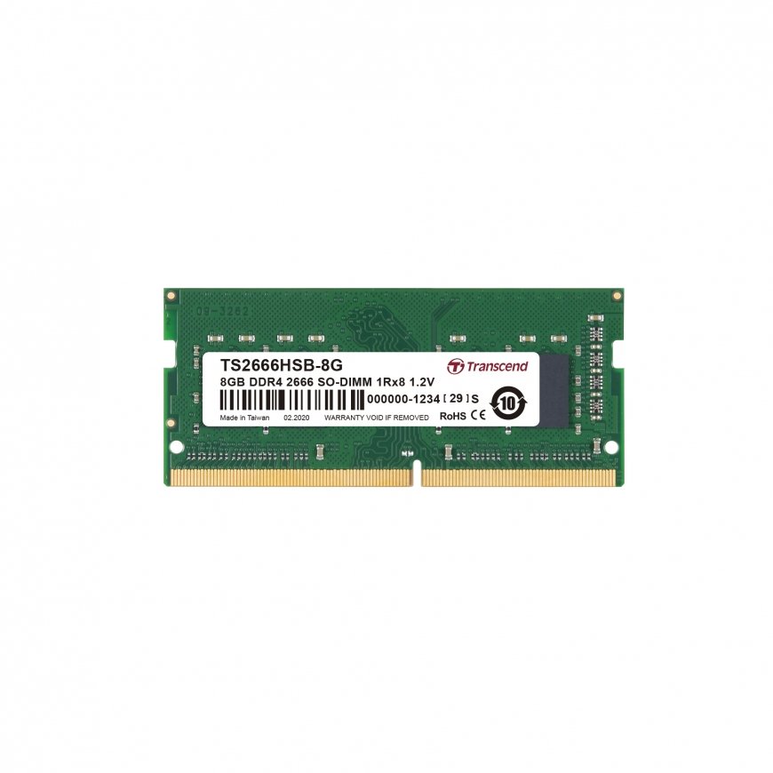 Transcend TS2666HSB-8G muistimoduuli 8 GB 1 x 8 GB DDR4 – 2