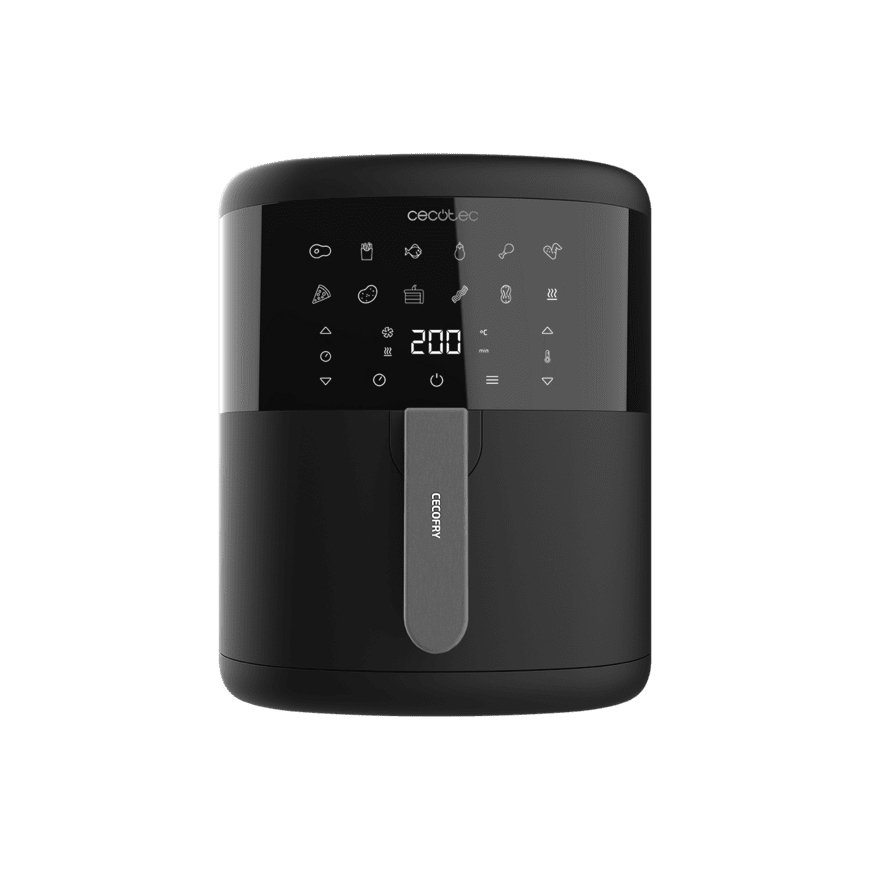 Cecotec Cecofry Bombastik 6000 Одиночный 6 L Автономный 1700 W Аэрофритюрница с горячим воздухом Чер
