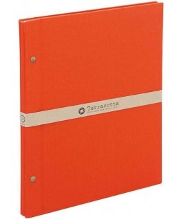 Kuvakirja "Terracotta", A4-punainen TER-A4F-160-R