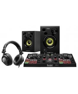 Hercules DJLearning Kit Digital Vinyl System (DVS) scratcher Black