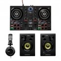 Hercules DJLearning Kit Skaitmeninis vinilo sistemos (DVS) mikšerinis pultas Juoda