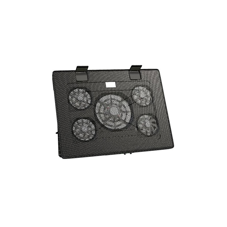 Mars Gaming MNBC2 laptop cooling pad 43.9 cm (17.3") 2000 RPM Black