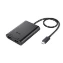 i-tec C31DUAL4KHDMI USB графический адаптер 3840 x 2160 пикселей Черный