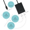 i-tec C31DUAL4KHDMI USB grafiskais adapteris 3840 x 2160 pikseļi Melns