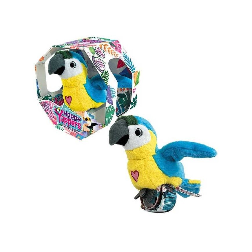 Cobi Interactive talisman, happy barking, funny chatter - blue parrot – 2