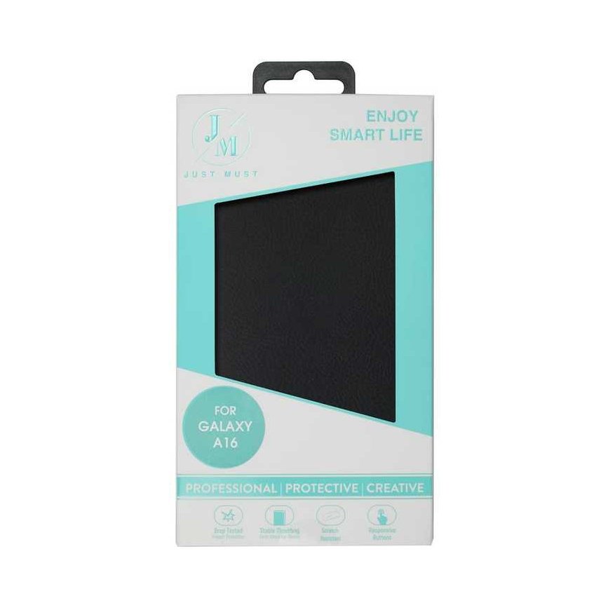 Dėklas Just_Must Just Must JM STAND FLIP CASE for Galaxy A16 Juodas