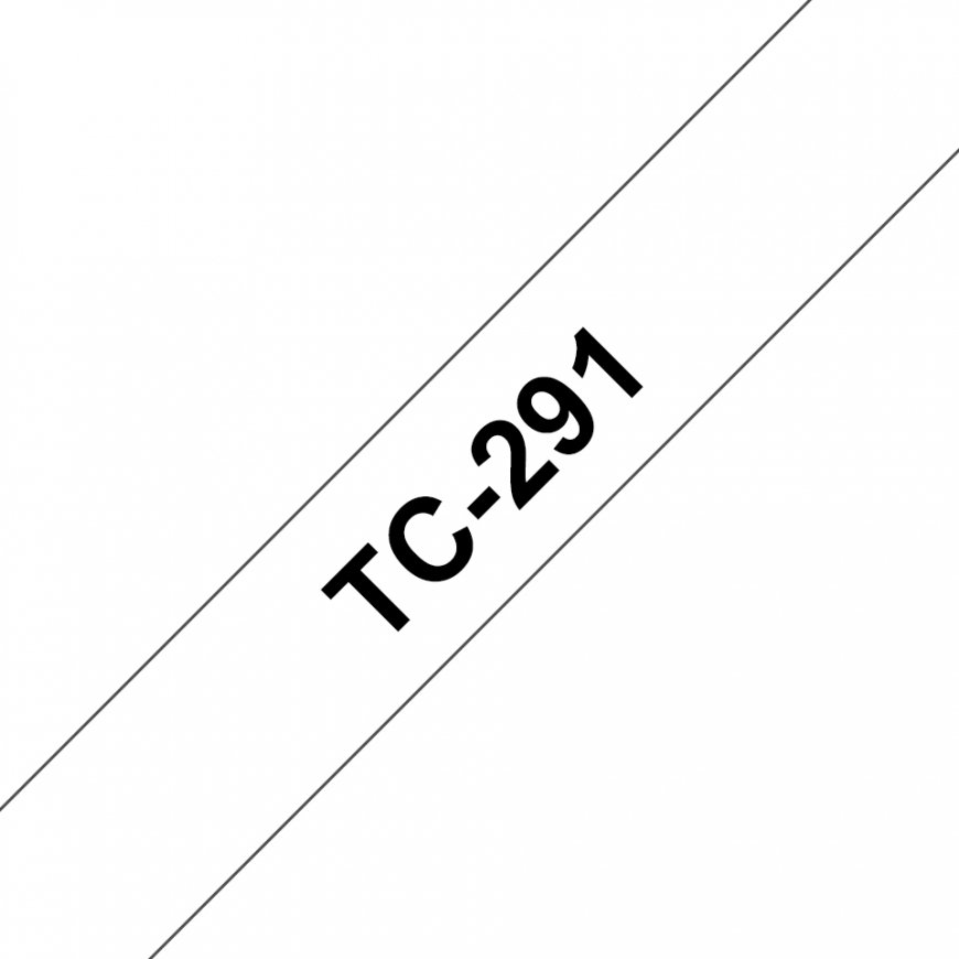 Brother TC-291 marķēšanas lenta Melns uz