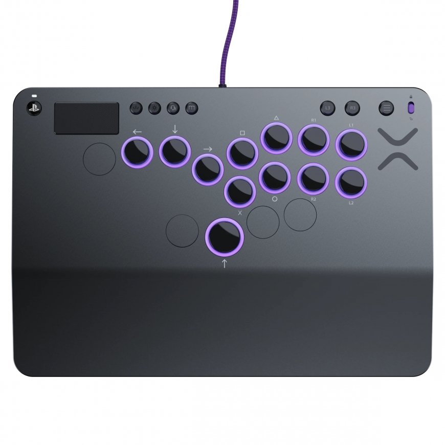 PDP Victrix Pro KO Leverless Fight Stick Harmaa USB Fightstick PC, PlayStation 4, PlayStation 5