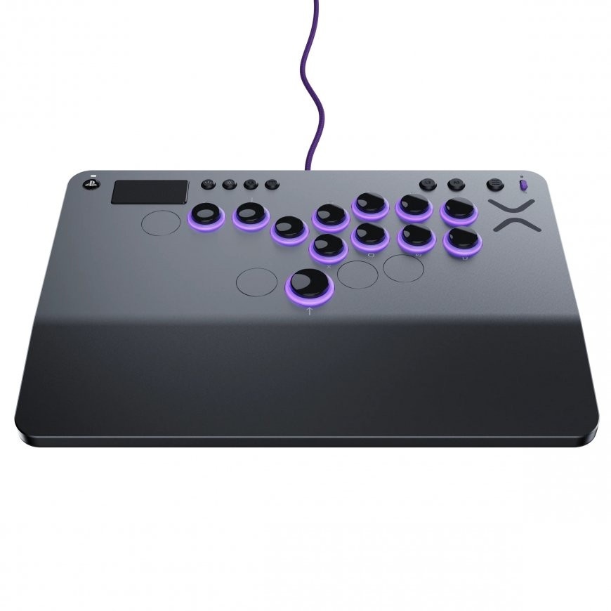 PDP Victrix Pro KO Leverless Fight Stick Grey USB Fightstick PC, PlayStation 4, PlayStation 5 – 3