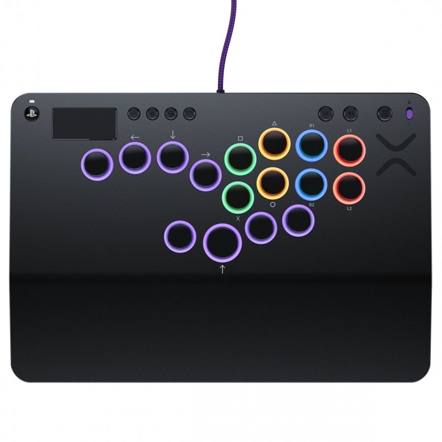 PDP Victrix Pro KO Leverless Fight Stick Grey USB Fightstick PC, PlayStation 4, PlayStation 5 – 4