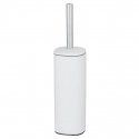 Painted steel toilet brush ALASSIO, white, with silver handle, Wenko Painted steel toilet brush ALASSIO, white, with silver handle, Wenko