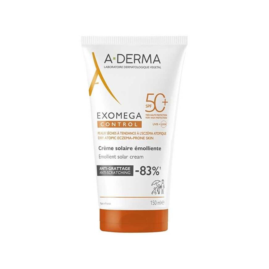 Derma Exomega Control Emolientinis Saulės Kremas SPF 50+ - Emolientinė apsauginė kremas - 150 ml – 2
