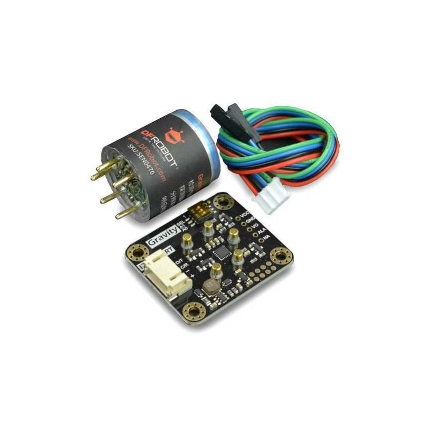 Gravity – SO2 Sulfur Dioxide Sensor – I2C / UART – Factory Calibrated – DFRobot SEN0470