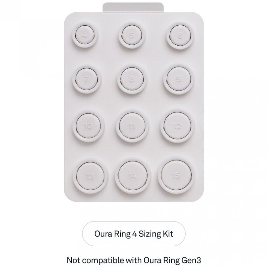 Oura Ring 4 pielāgojošs gredzens