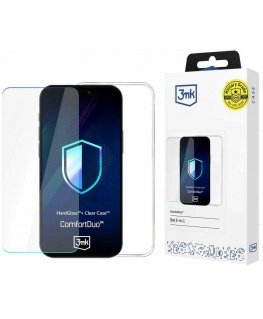 Rinkinys 3MK ComfortDuo skaidrus MagDėklas skirtas Apple iPhone 16e