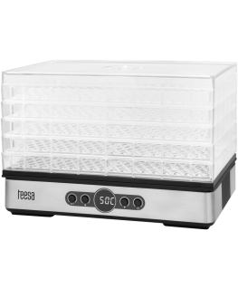 Mushroom, vegetable, fruit dehydrator, 400 W, 5 trays, display, convection, TEESA