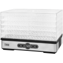 Sēņu, dārzeņu, augļu žāvētājs, 400 W, 5 sieti, ekrāns, konvekcija, TEESA Sēņu, dārzeņu, augļu žāvētājs, 400 W, 5 sieti, ekrāns, konvekcija, TEESA