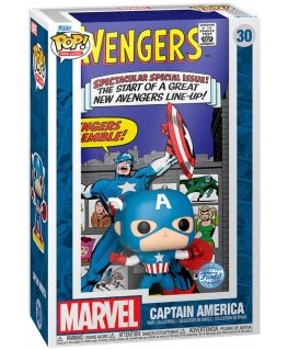 Фигурка Funko POP Комикс Обложка Marvel Мстители Капитан Америка Эксклюзив