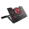 GENESIS Oxid 550 laptop cooling pad 43.9 cm (17.3") 2800 RPM Black