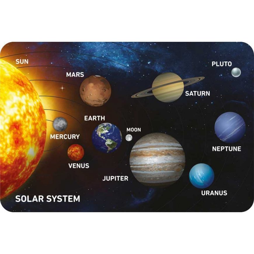 Marko Dywan for kids ultra soft 100x150 - Solar system - English version | cosmic collection
