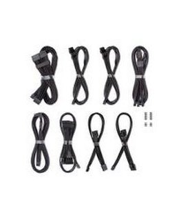 CableMod C-Series Pro ModMesh -kaapelisetti, 2x 12V-2x6-kaapelia, StealthSense, Corsair Type 5 RMx Shift -virtalähteille - musta