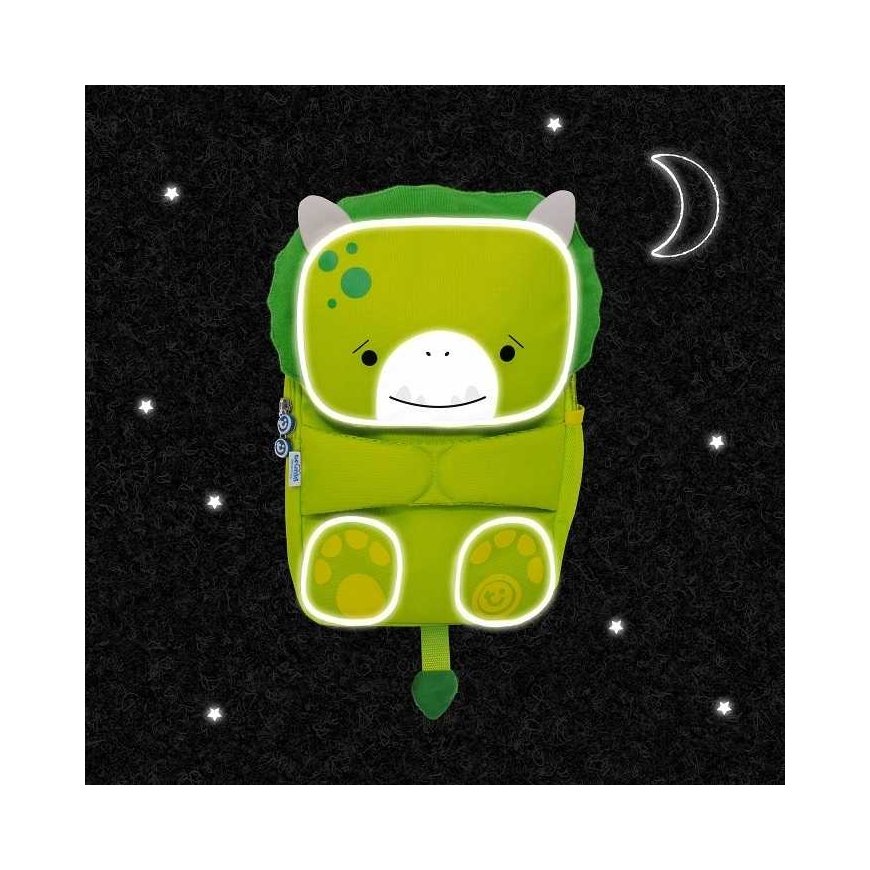 Toddlepak Trunki Dinosaur Dudley Backpack - green – 4