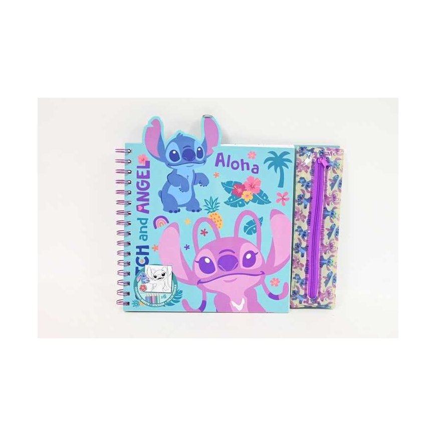 Laste litsentsimine Vaikams „Euroswan“ – „Rinkinys Creative Accessories“ pliiatsikott koos 6 pliiatsi + kleebistega! | Lilo ja S – 3